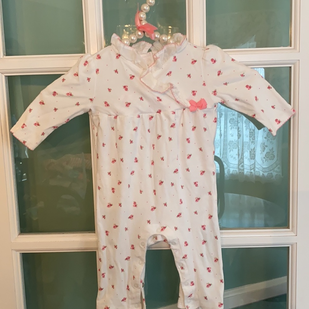 Janie and Jack rosebud onesie